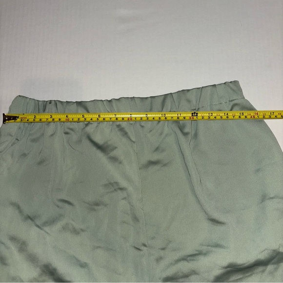 BOOHOO Luxe Jogger Pants Sage Size 12 - Picture 4 of 6